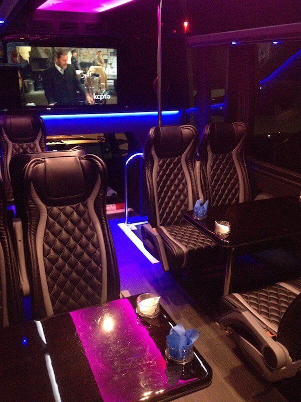 27-passenger executive shuttle bus for charters in Kansas City
