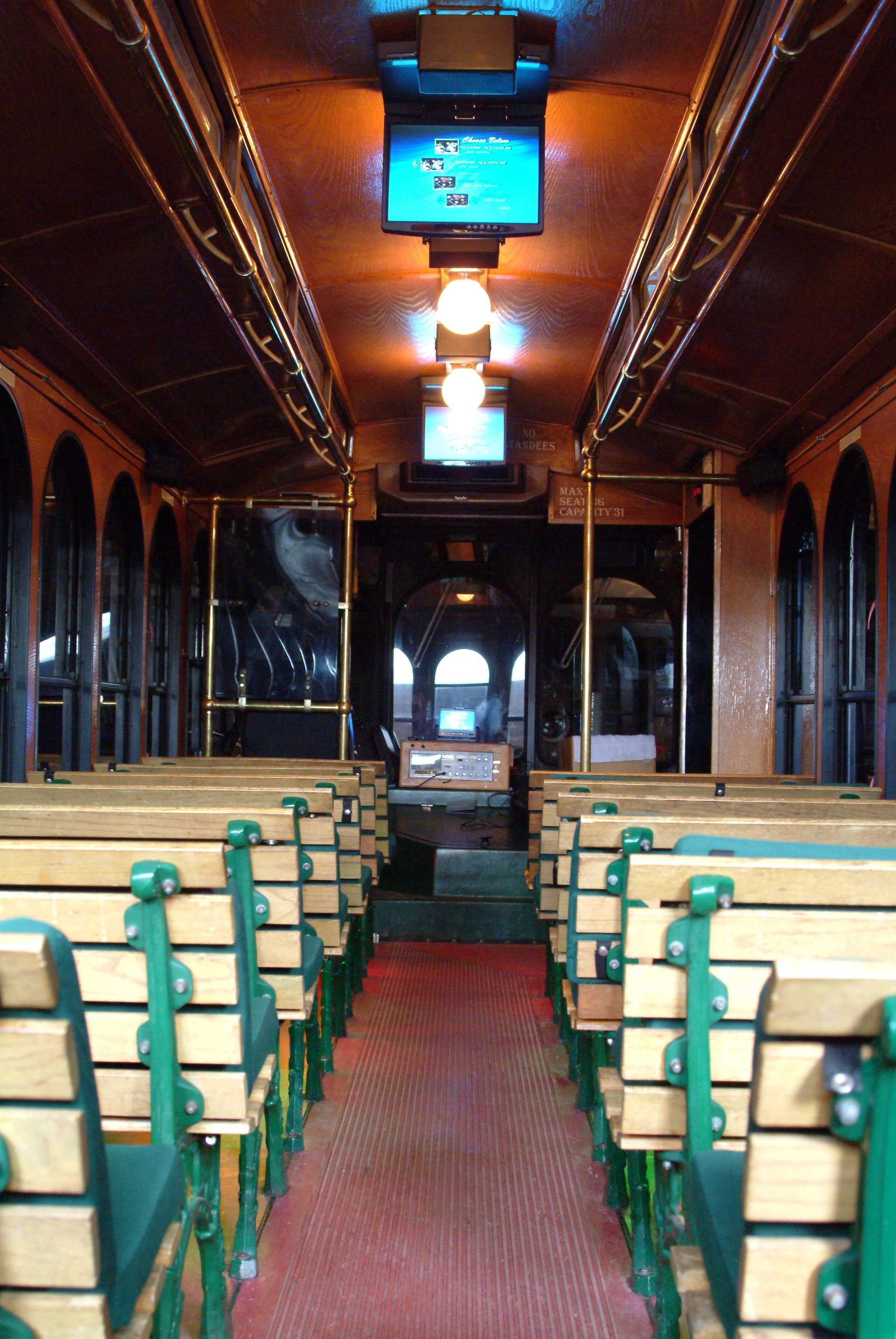 All Aboard trolley - Custom Limousine Kansas City