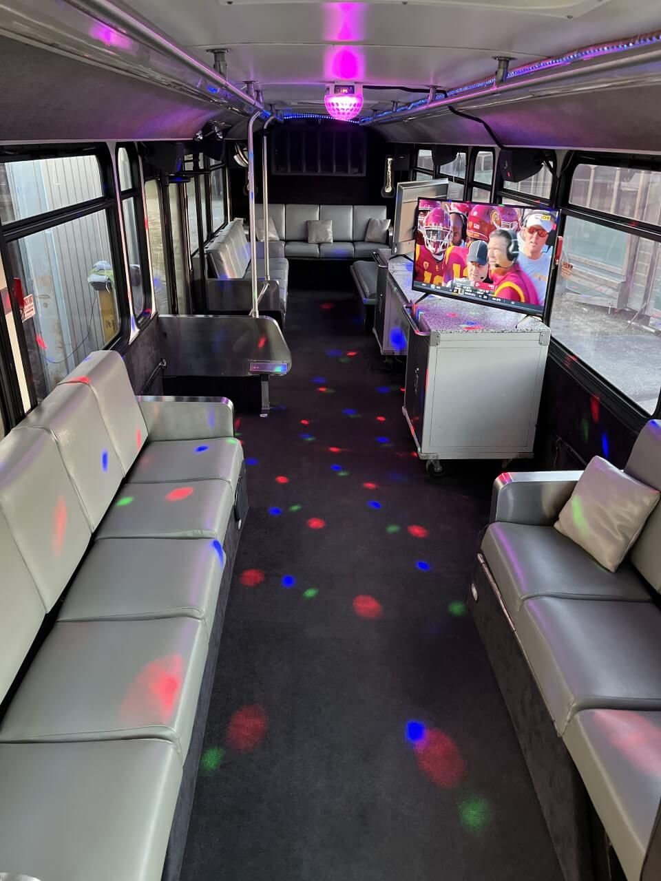 Night Rider party bus - Custom Limousine Kansas City