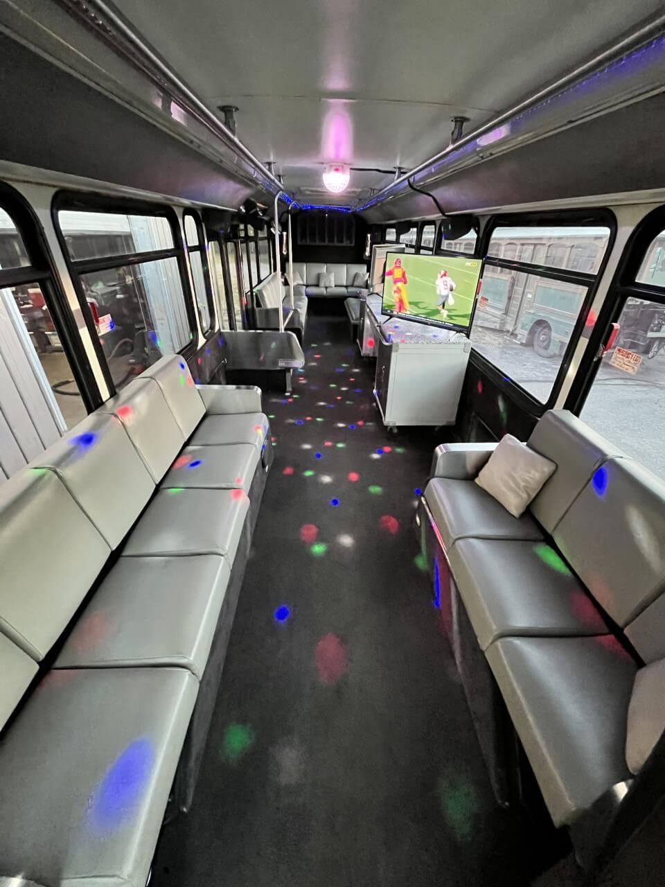 Night Rider party bus - Custom Limousine Kansas City