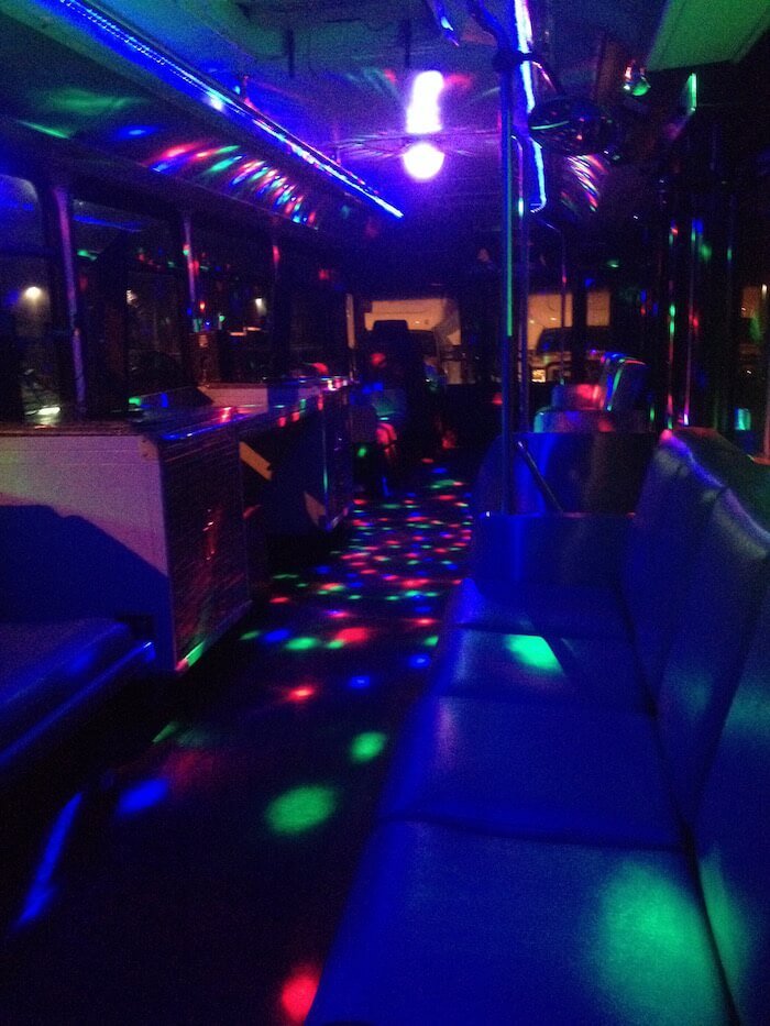 Night Rider party bus - Custom Limousine Kansas City