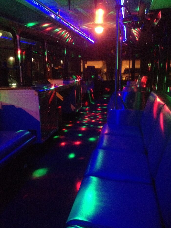 Night Rider party bus - Custom Limousine Kansas City