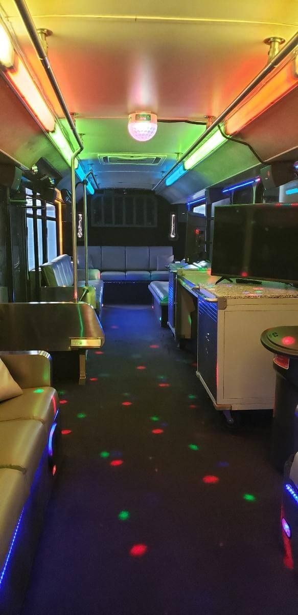 Night Rider party bus - Custom Limousine Kansas City