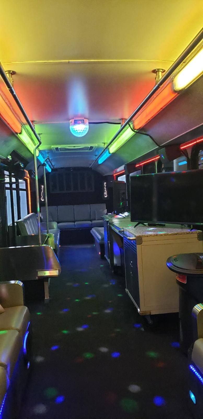 Night Rider party bus - Custom Limousine Kansas City